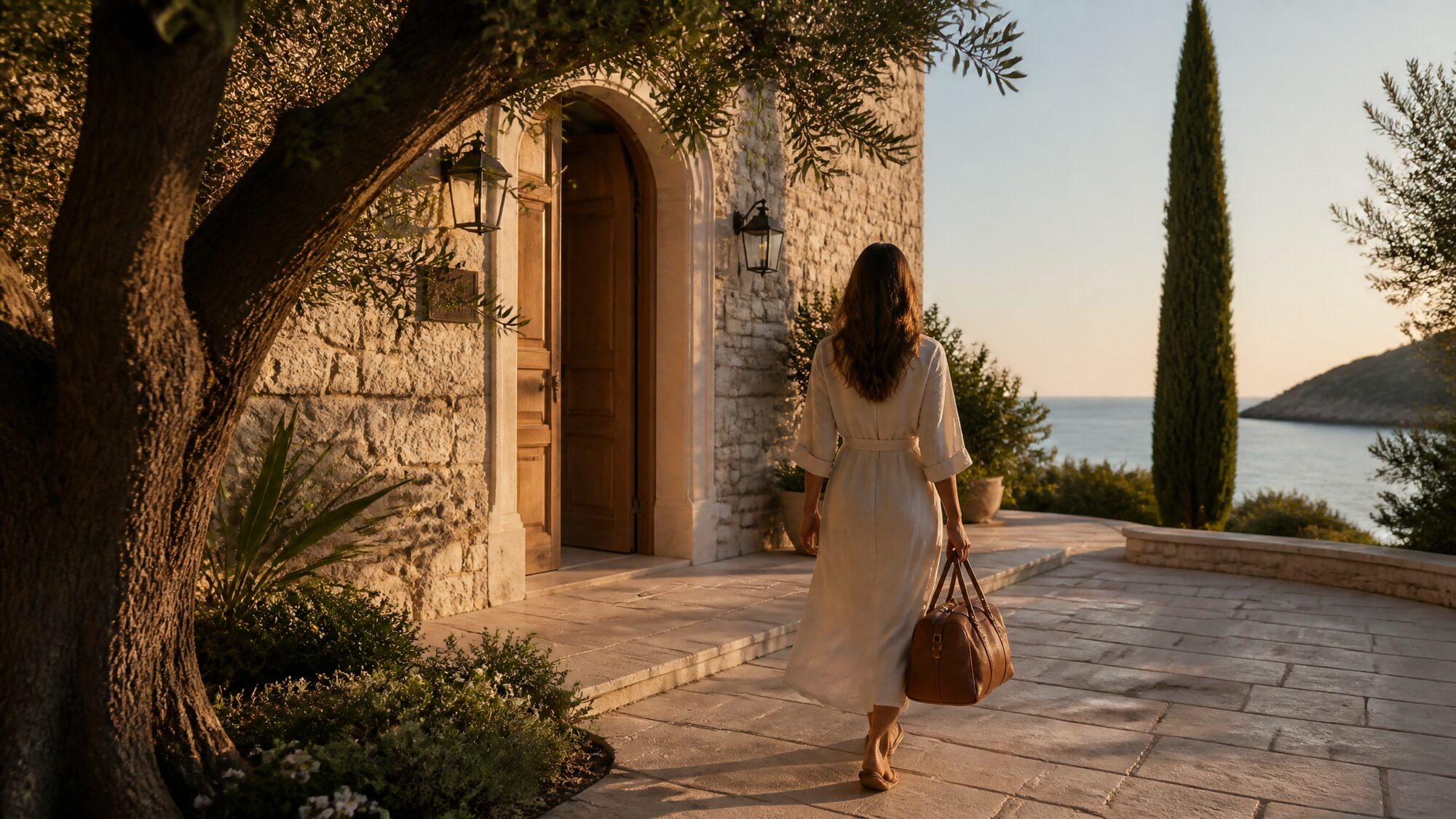 Elegant arrival at an exceptional Mediterranean destination.